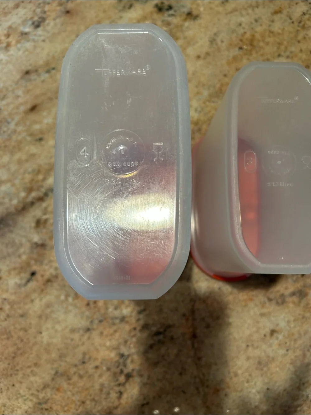 Tupperware oval modular